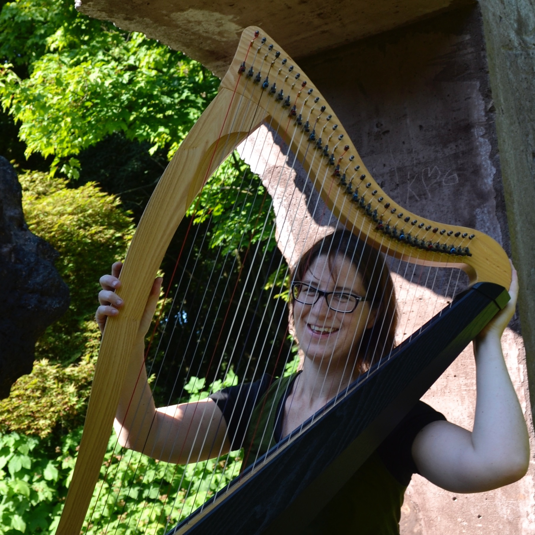 harpmuziek door harpisteNanja Bakker. Ierse en Schotse harp